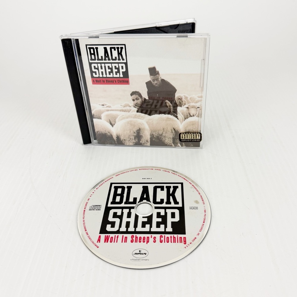 Vintage 1994 Black Sheep Wolf in Sheeps Clothing Audio Music CD